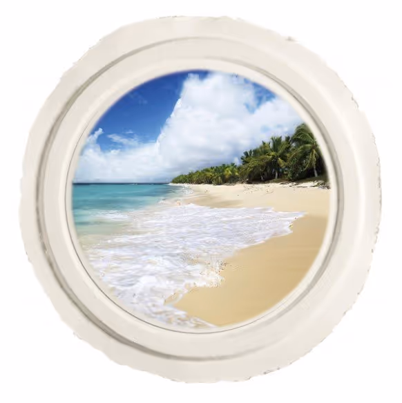 Ocean Reflection Urn